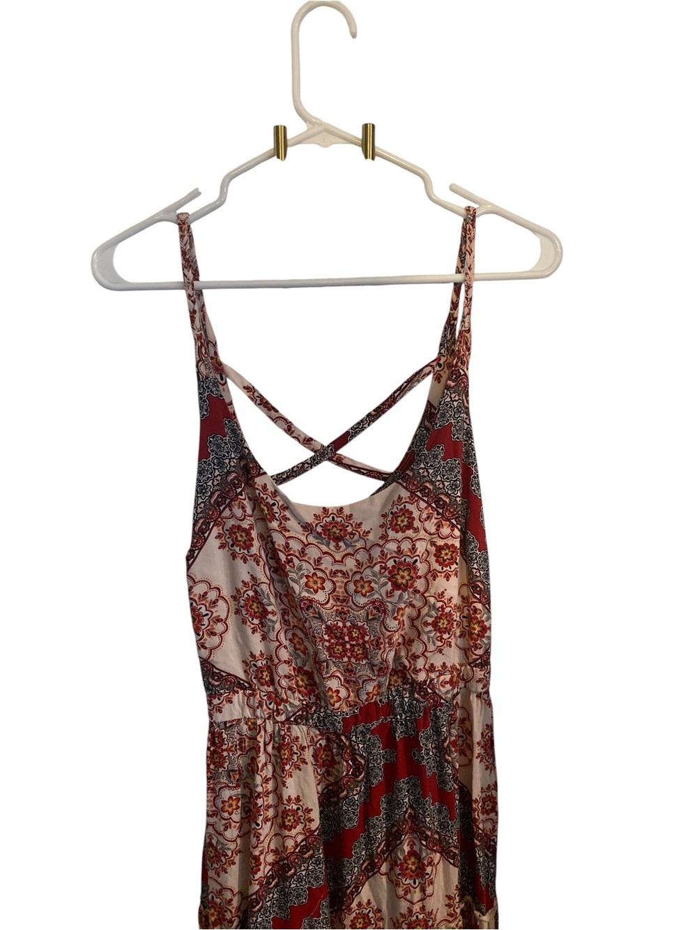Torrid Challis Tiered Maxi Dress Cottagecore Fairy boho vacation sun done - Picture 10 of 11